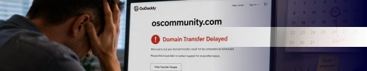 Übertragung der Domain oscommunity.com leider gescheitert